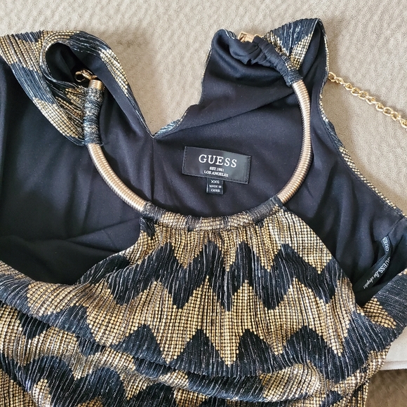 Guess Metallic Chevron dress - Picture 6 of 7